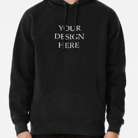 mens custom text hoodie