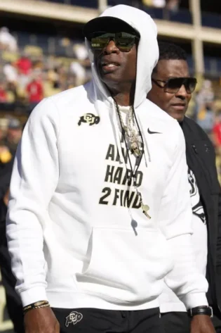 Deion Sanders I Ain’t Hard 2 Find White Hoodie