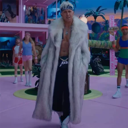 Barbie Ryan Gosling Fur Coat