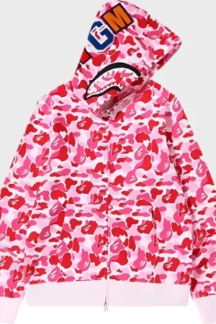 Pink Bape Hoodie