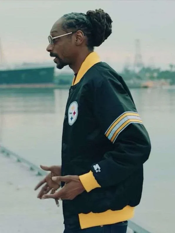 Back in The Game Snoop Steeler Varsity Jacket2