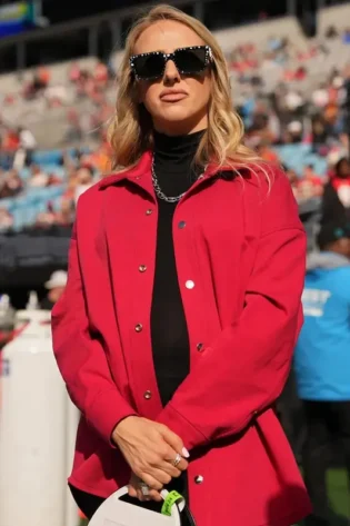 Brittany Mahomes Red Jacket