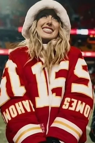 Brittany Mahomes Kristin Juszczyk Red Jacket