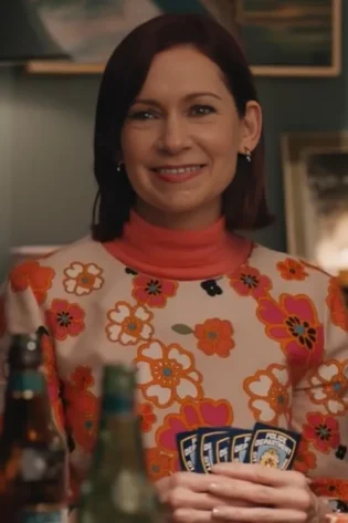 Elsbeth 2024 Carrie Preston Floral Sweater