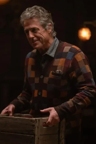 Heretic 2024 Hugh Grant Colorblock Cardigan