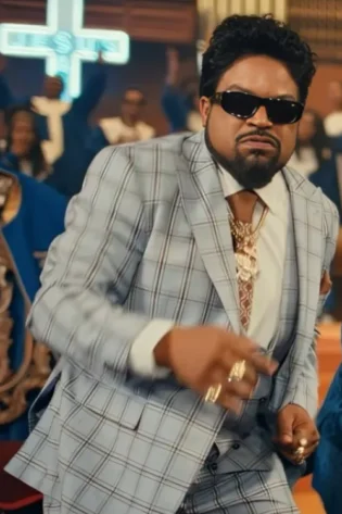 Ice Cube Plaid Suit