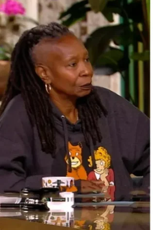 The View 2024 Whoopi Goldberg Cartoon Hoodie