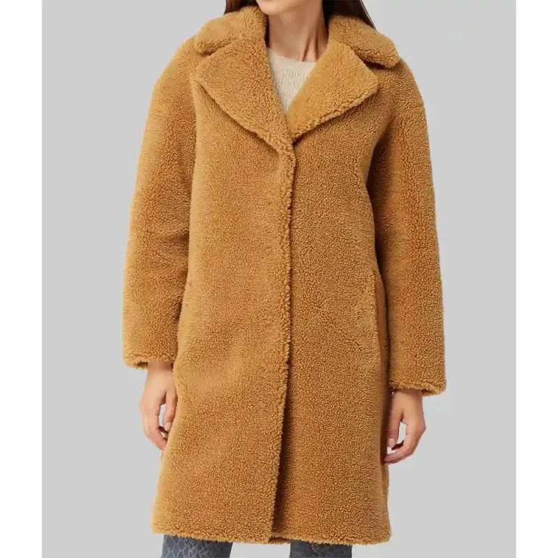 We Live in Time Almut Shearling Coat