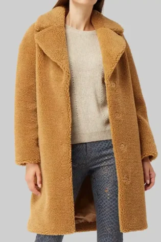 We Live in Time Almut Shearling Coat