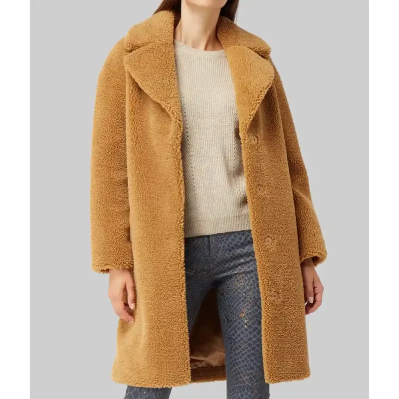 We Live in Time Almut Shearling Coat