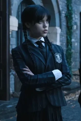 Wednesday Addams Uniform Suit