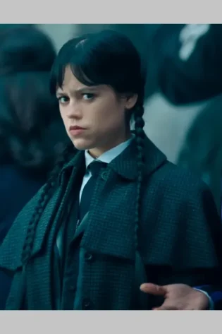 Wednesday Addams Wool Coat