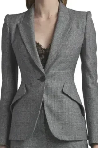 Yellowstone S05 Beth Dutton Grey Blazer