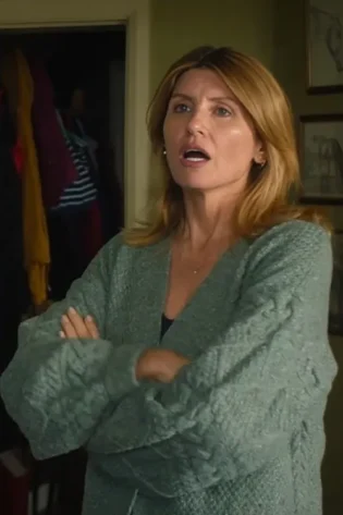 Sharon Horgan Green Cardigan