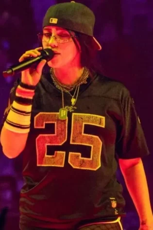 Billie Eilish Hit Me Hard And Soft Tour Black 25 Jersey