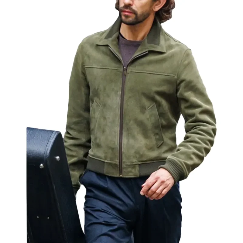 Black Doves Ben Whishaw Suede Jacket