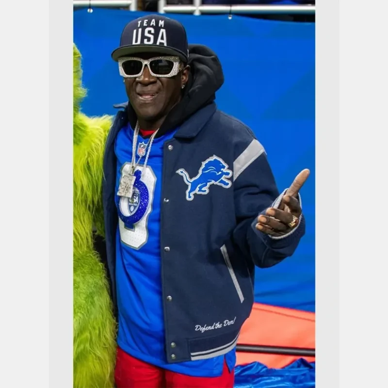 Flavor Flav Detroit Lions Bomber Jacket