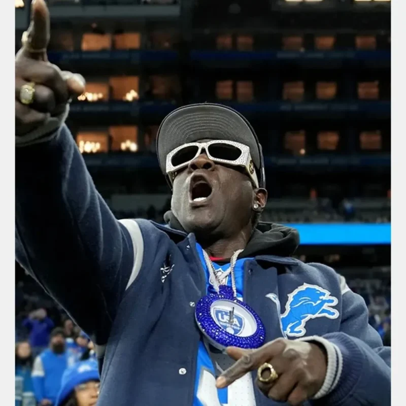 Flavor Flav Detroit Lions Bomber Jacket