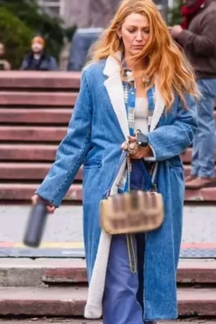 Blake Lively Denim Coat