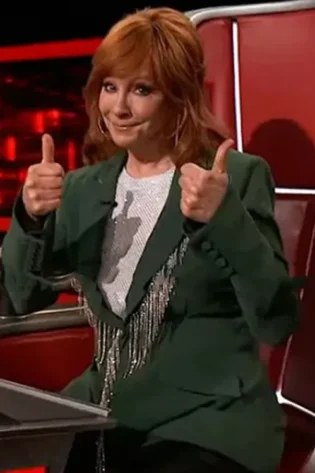 Reba McEntire Green Blazer