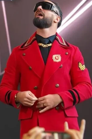 WWE Raw Seth Rollins Red Coat