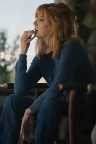 Yellowstone Beth Dutton Blue Sweater