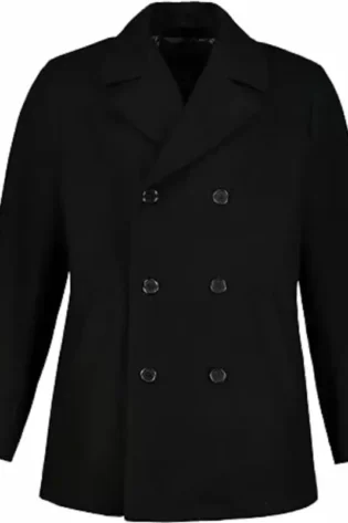 Walker Tv Series Yellowstone Ryan Bingham Black Wool Coat