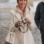 A Paris Proposal 2023 Alexa PenaVega Trench Coat
