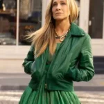 And Just Like That S02 Carrie Bradshaw Green Jacket