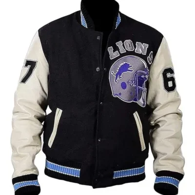 Axel Foley Detroit Lions Varsity Jacket