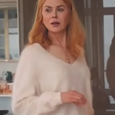 Babygirl 2024 Nicole Kidman White Sweater