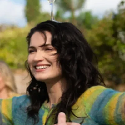 Bad Sisters S02 Becka Garvey Striped Cardigan