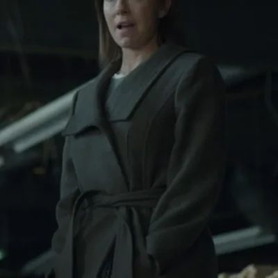 Doc 2025 Molly Parker Grey Wrap Coat