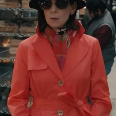 Elsbeth 2024 Carrie Preston Red Trench Coat