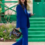 Emily in Paris S04 Emily Cooper Blue Suit