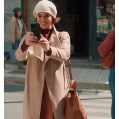 Falling Together 2024 Ashley Williams Beige Trench Coat