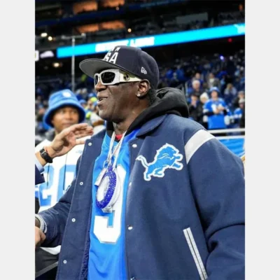 Flavor Flav Detroit Lions Bomber Jacket