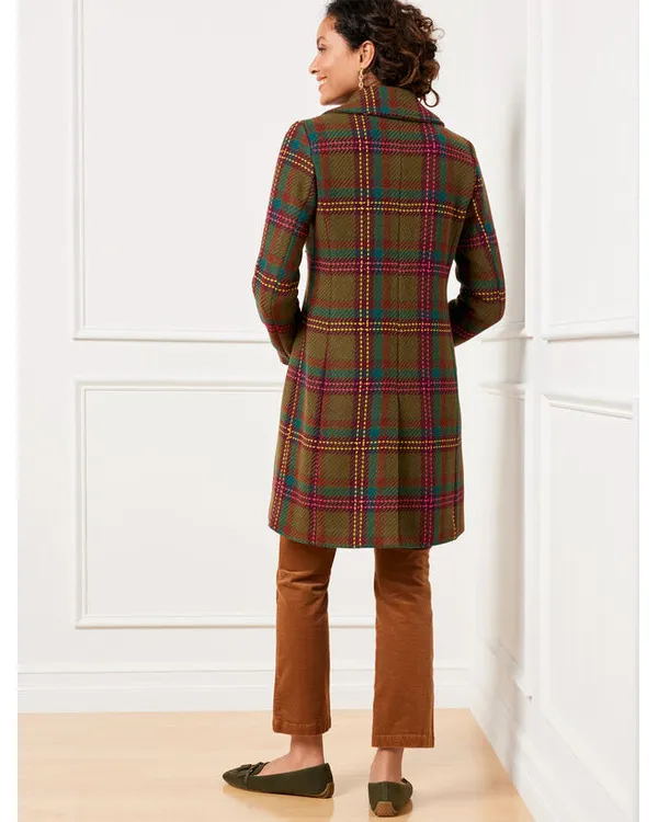 General Hospital 2024 Carolyn Hennesy Plaid Coat - Image 3