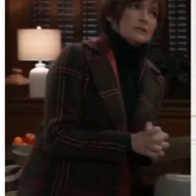 General Hospital 2024 Carolyn Hennesy Plaid Coat