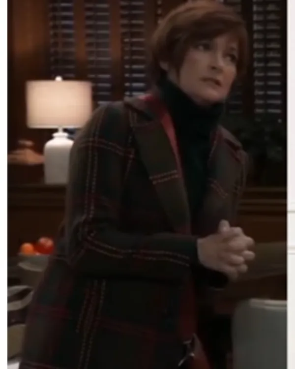 General Hospital 2024 Carolyn Hennesy Plaid Coat