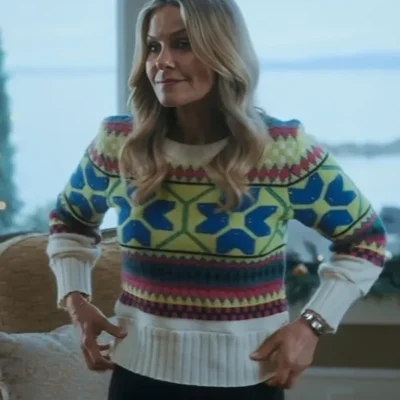 Home Sweet Christmas Sophie Marlow Geometric Sweater