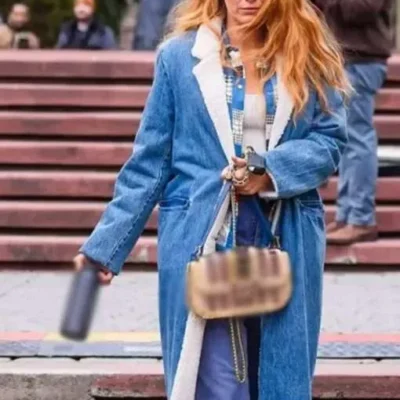 It Ends With Us Blake Lively Denim Coat