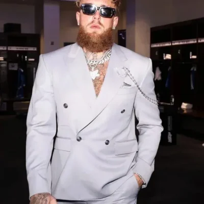 Jake Paul Grey Suit