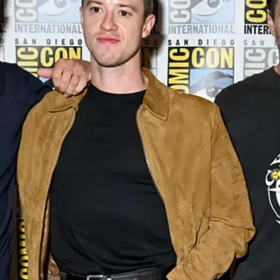Joseph Quinn The Fantastic Four First Steps Brown Leather Jacket