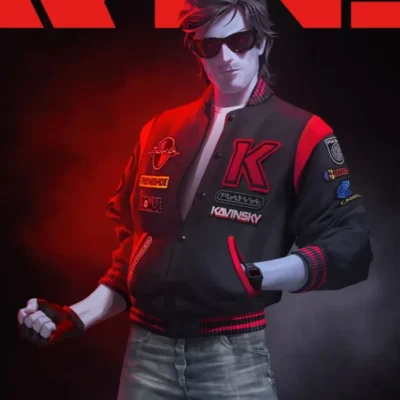 Kavinsky Reborn Varsity Jacket