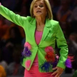 LSU Coach 2024 Kim Mulkey Green Jacket