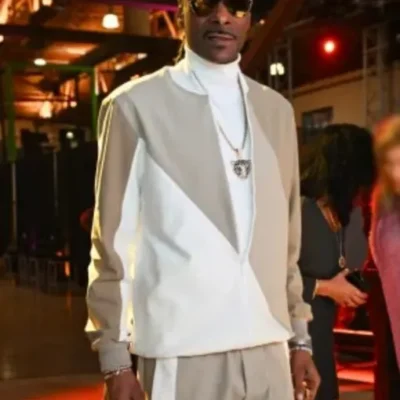 Lovechild Launch Party Snoop Dogg Colorblock Tracksuit