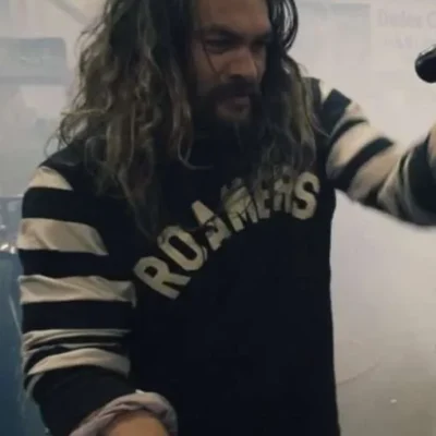 On The Roam Jason Momoa Roamers Striped Sleeves Shirt