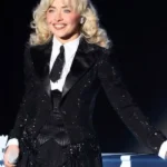 Sabrina Carpenter Grammy Awards 2025 Black Sequin Blazer