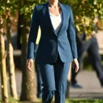 Scarlett Johansson Jurassic World Rebirth Blue Suit